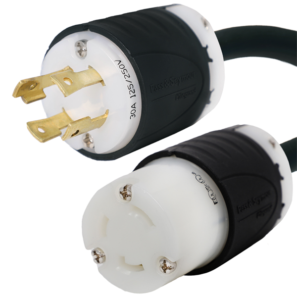 L14-30P to L5-30R Plug Adapter Power Cord