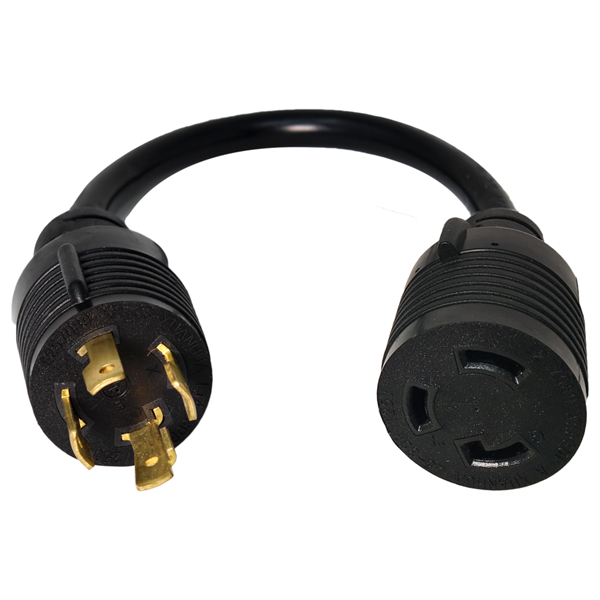 L14-30P to L6-30R Plug Adapter Power Cord
