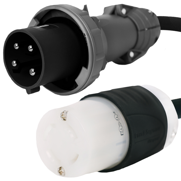 420P5W to NEMA L17-30R Plug Adapter Power Cord