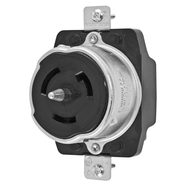 Hubbell CS8469 CA STD Twist-Lock® Flanged Receptacle Rated for 50A/480V