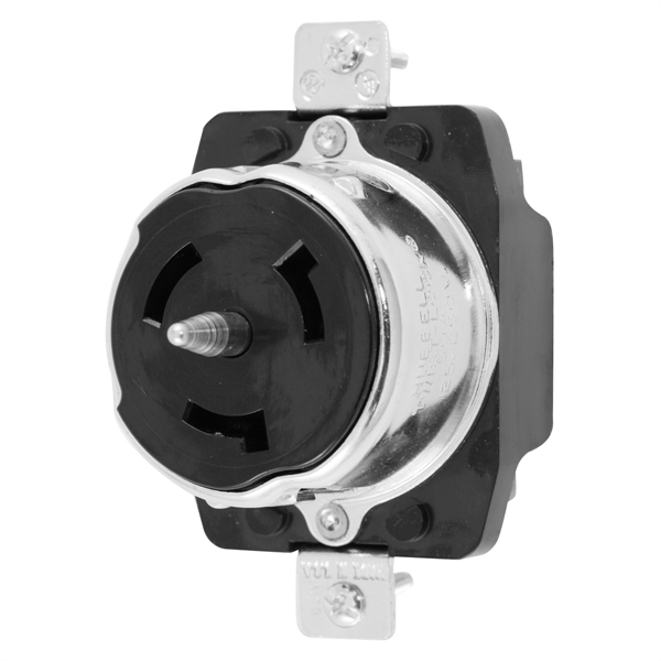 Hubbell CS6369 CA STD Twist-Lock® Flanged Receptacle Rated for 50A/125-250V