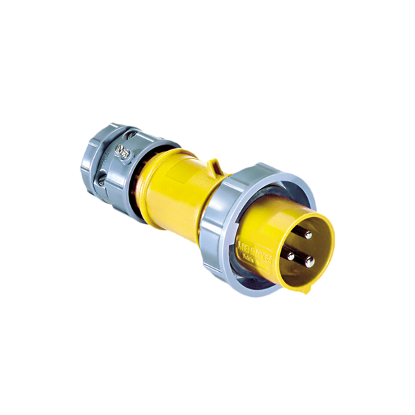 320P4W Plug -  20A, 110V - 125V 2-Pole / 3-Wire, IEC60309