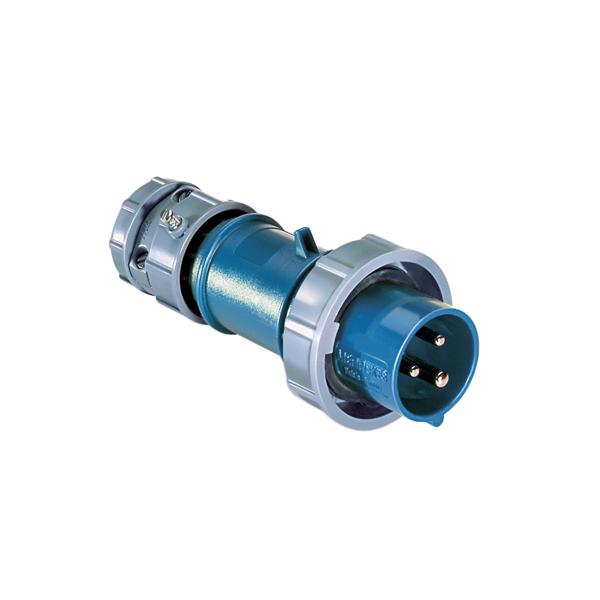 320P6W Plug -  20A, 220V - 250V 2-Pole / 3-Wire, IEC60309