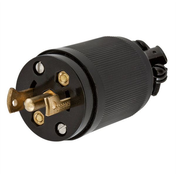 Hubbell HBL7485 ML-3P Midget Twist-Lock® Plug 15A, 125/250V