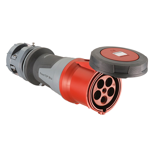 360C7W Connector -  60A, 480V 2-Pole / 3-Wire, IEC60309