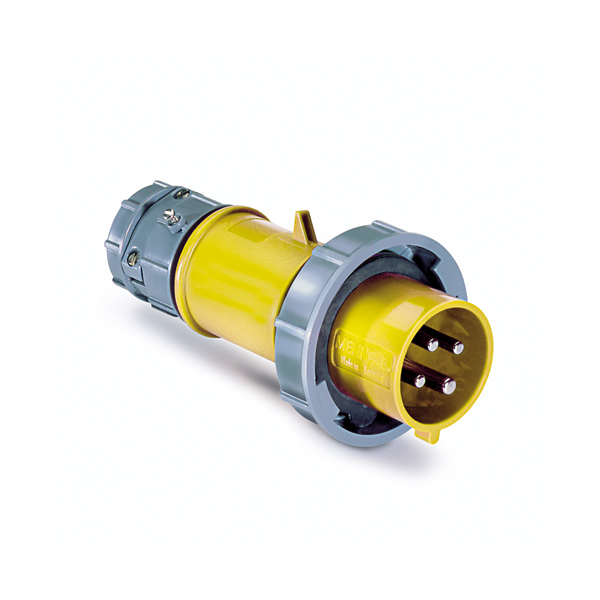330P4W Plug -  30A, 110V - 125V 2-Pole / 3-Wire, IEC60309