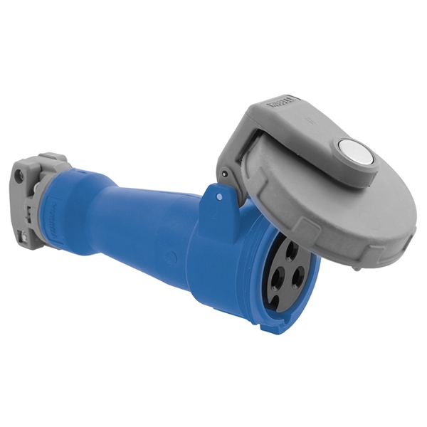 Hubbell HBL330C6W Pin and Sleeve Connector 30A/250V
