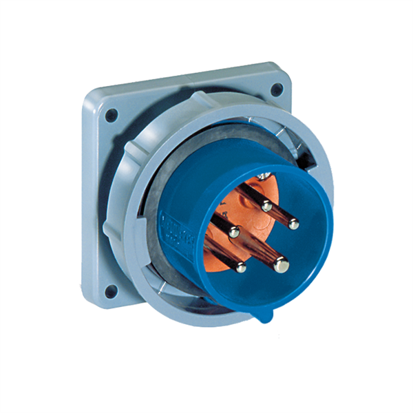 Mennekes ME4100B9W 100A, 250V, 3-Pole Pin and Sleeve IEC 60309 Inlet