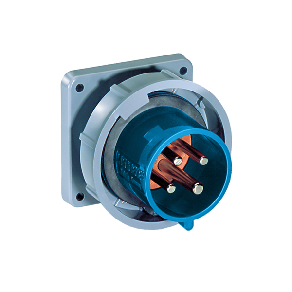 520B9W Inlet -  20A, 120-208V 4-Pole / 5-Wire, IEC60309