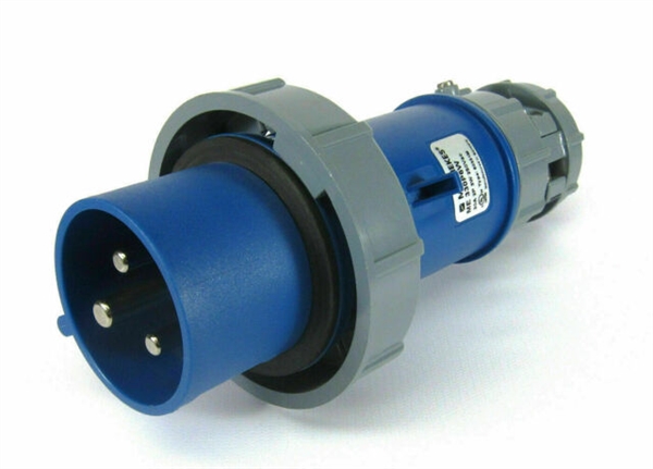 330P6W Plug -  30A, 220V - 250V 2-Pole / 3-Wire, IEC60309
