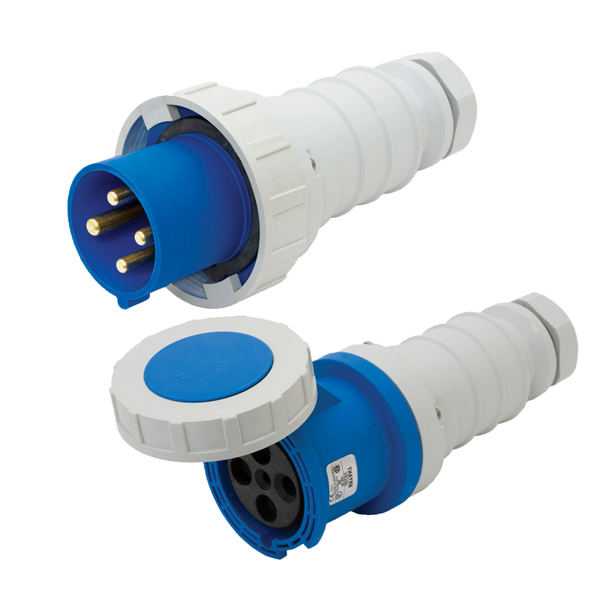 520P9W to 520C9W Pin and Sleeve Extension Power Cable - Rated 20A, 120/208V, 3Ø