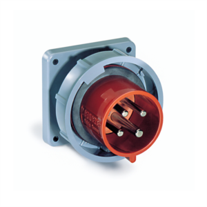 520B7W Inlet - 20A, 277-480V 4-Pole / 5-Wire, IEC60309