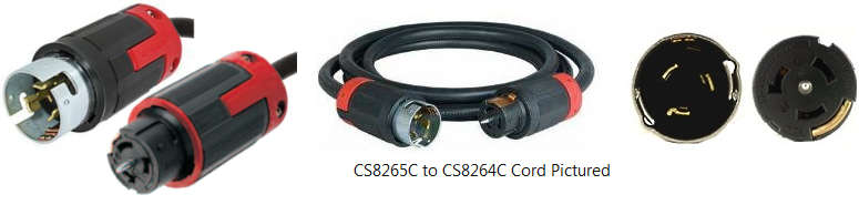 50 amp CA style locking cord